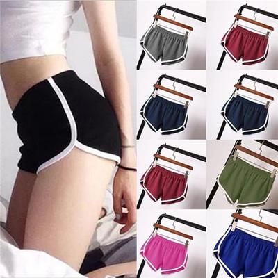 Women Fashion Summer Shorts Yoga Shorts Summer Beach Short Athletic Shorts Pants Sport Shorts Gym Workout Waistband Casual Shorts