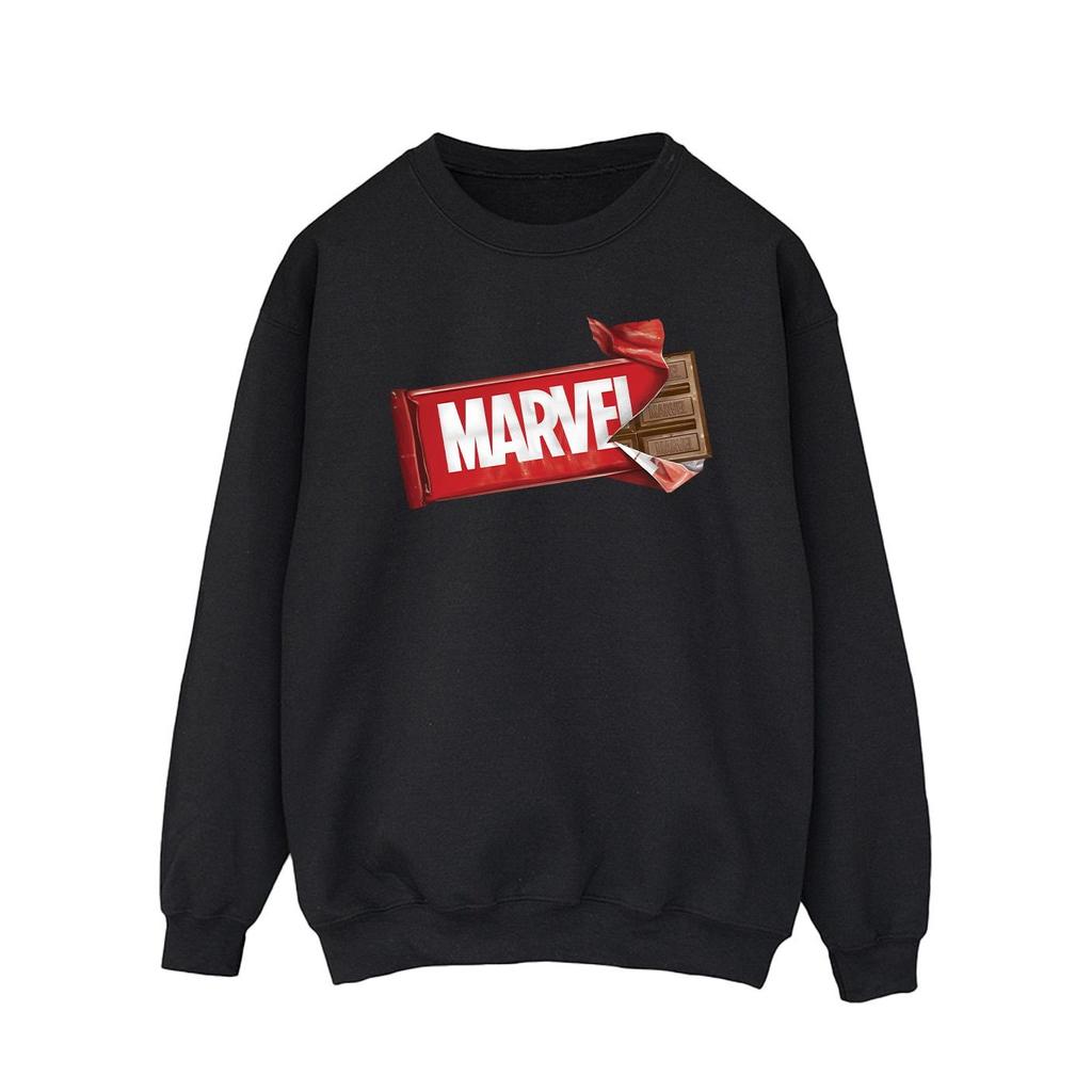 Marvel Universe Mens Marvel Chocolate Sweatshirt