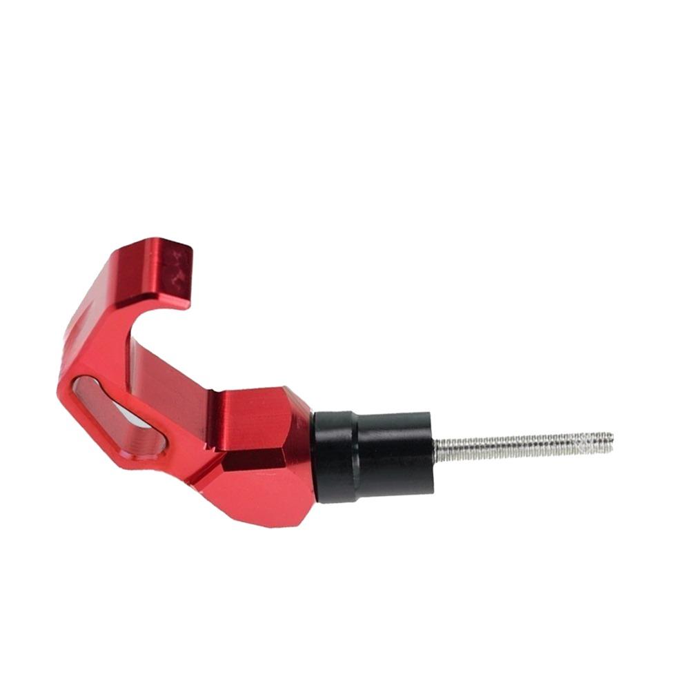 

Крючок для мотоцикла с многопозиционным креплением, крючок-держатель для шлема из алюминиевого сплава, для курьеров красный