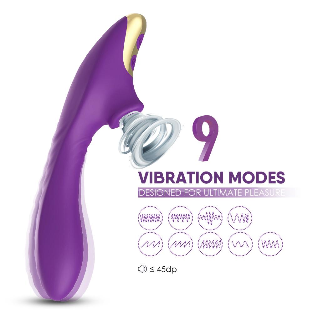 Powerful Clit Sucker Oral Dildo G-Spot Vibrator Sex Toys Female Masturbation Goods For Women Adults Clitoris Vacuum Stimulator