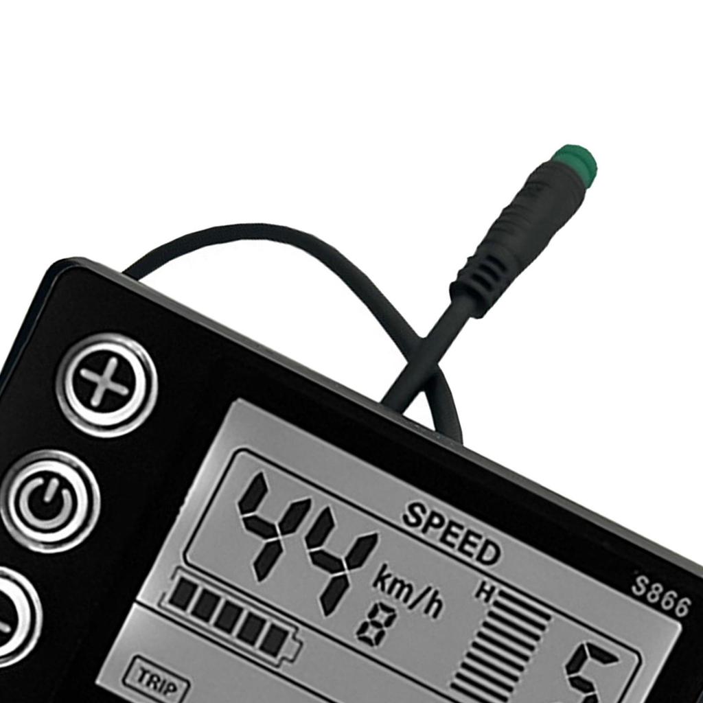 LCD S866 Display Panel Dashboard Accessories Intelligent Control Useful 24V/36V/48V Throttle Part