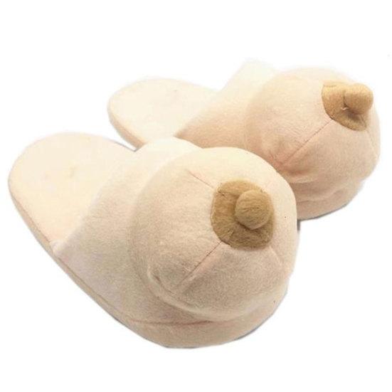 Yousheng 1 Pair Winter Slippers Non Slip Funny Modeling Men Women Fashion Creativity Plush Flat Slippers for Daily Life
