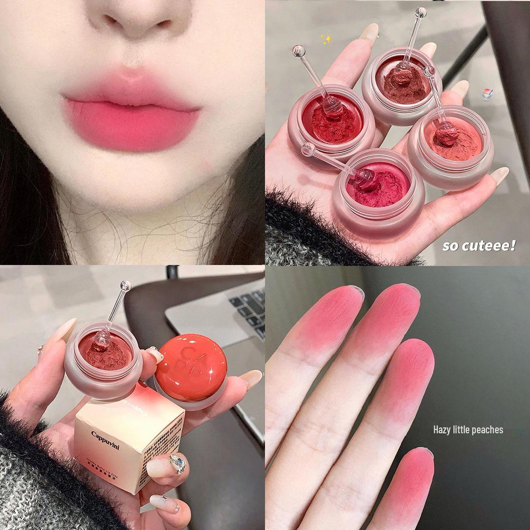 

Cappuvini Chubby Velvet Matte Lip Mud & Blush - Multi-use Color Makeup