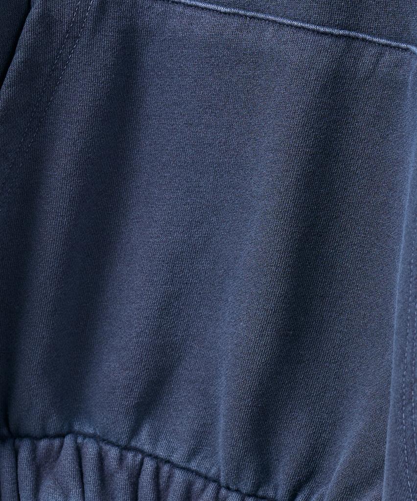 Vlad Small Logo Fade Wash Hoodie_Pigment Navy