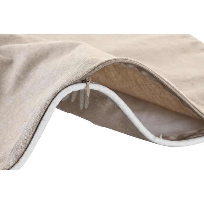Housse de coussin - Volets marron - 50 x 50 cm - Élégance - Intérieur