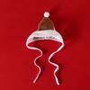 2Pcs/Set Cat Christmas Suit Soft Plush Fabric Rich Christmas Elements Small Pet Christmas Attire Red Green Pet Outfit