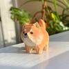 RemeeHi Wooden Handmade Wood Scandinavian Shiba Inu Husky Wooden Goose Wooden Fox Stylish Decorative Friendship Celebration New Birthday Cute Loyal