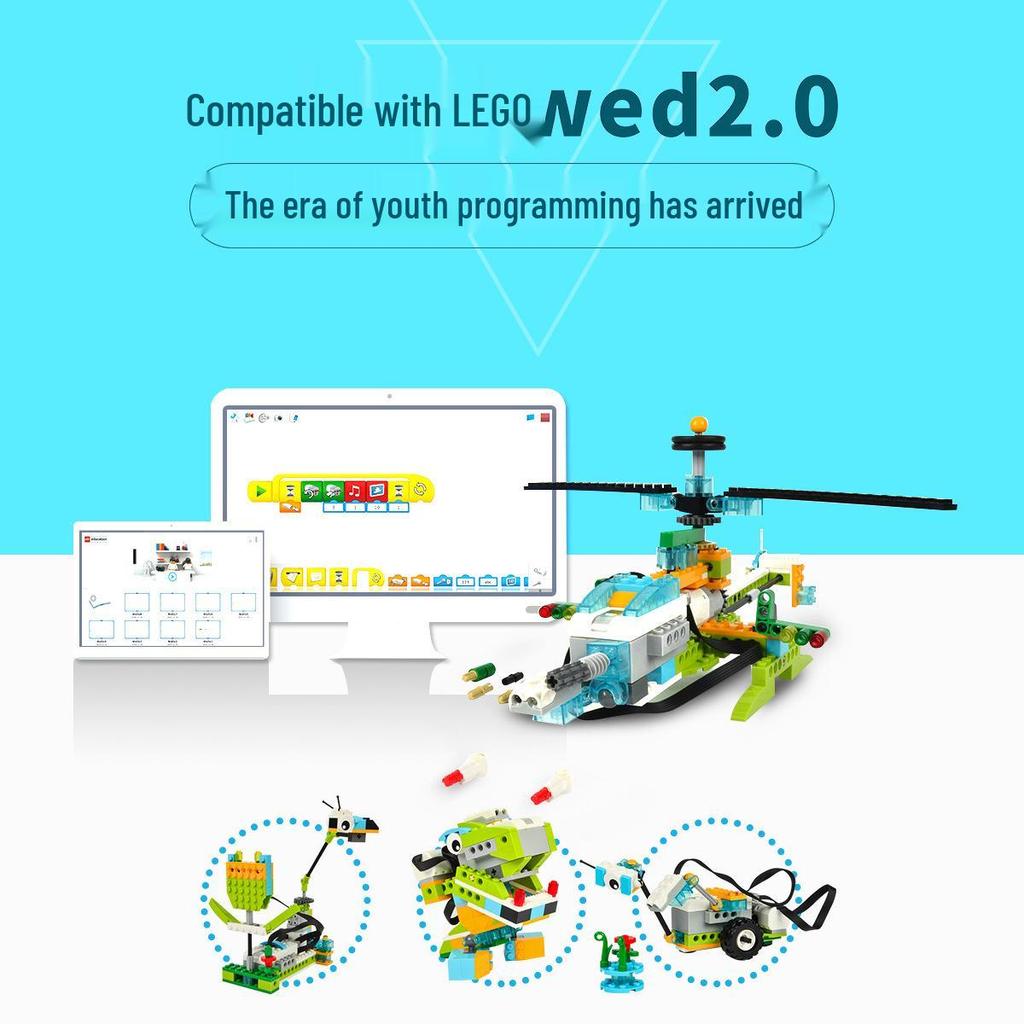 WeDo Programming Blocks: Compatible with LEGO WeDo 2.0 Robot 45300 and WeDo Motor Host