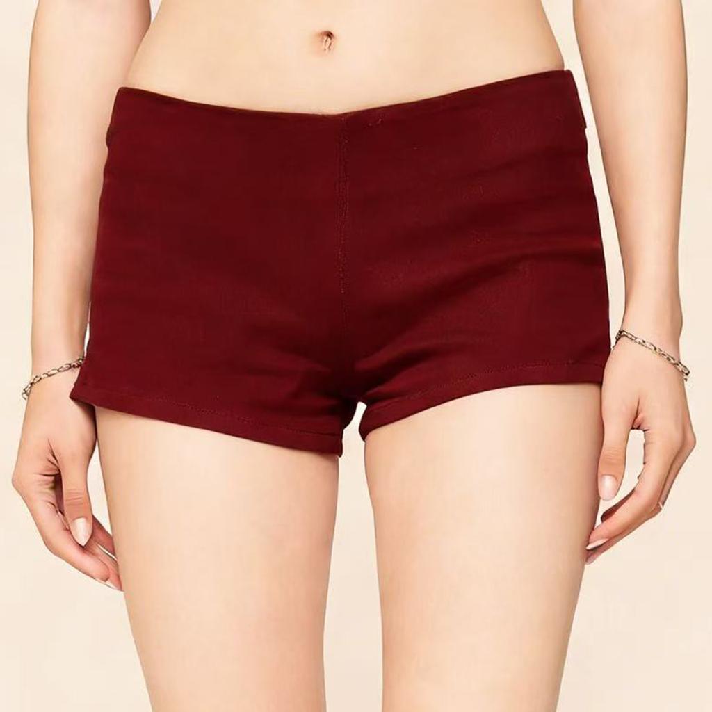 Women's Color Jeans Stretch Slim Fit Distressed Denim Shorts