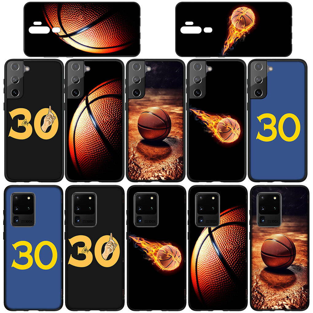 Phone Case for Samsung Galaxy S25 S23 S22 S24 Ultra FE Plus A05 A06 A15 A16 A36 A37 A35 A54 A55 A56 A57 A25 A53 A17 Basketball Sports No 30 No30 Cover