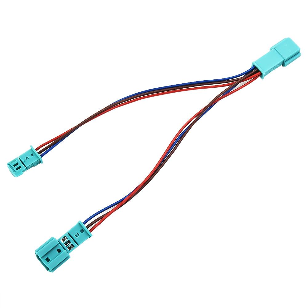 19cm LED Y Cable 7.5in Blue Car Auto Ambient Light