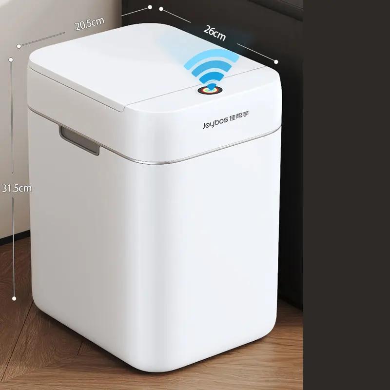 Intelligent induction garbage bin for household