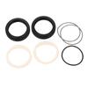 Front Fork Oil Seal Kit Stainless Steel Rubber Mountain Bike Front Fork Damper Oil Seals Replacement for 40mm Inner Tube