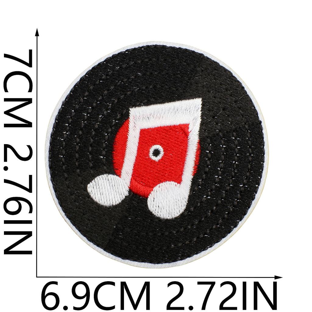 Taylor Cd Embroidery Cloth Sticker Singer Patch Sticker Music Butterfly Disc Computer Embroidery Chapter Bag Decoration Skirt Embroidery Label