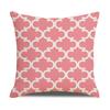 Nordic Geometric Decorative Pillow Sofa Cushion Cover Modern Home Decor Square Pillowcase Peach Skin Pillowcase