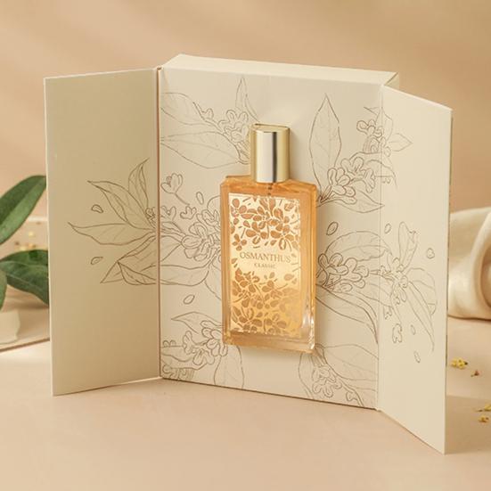 50ML Parfém s vůní osmanthu pro ženy, Dlouhotrvající květinová vůně, Svěží parfémový sprej pro každodenní nošení, Podzimní dárky pro ni