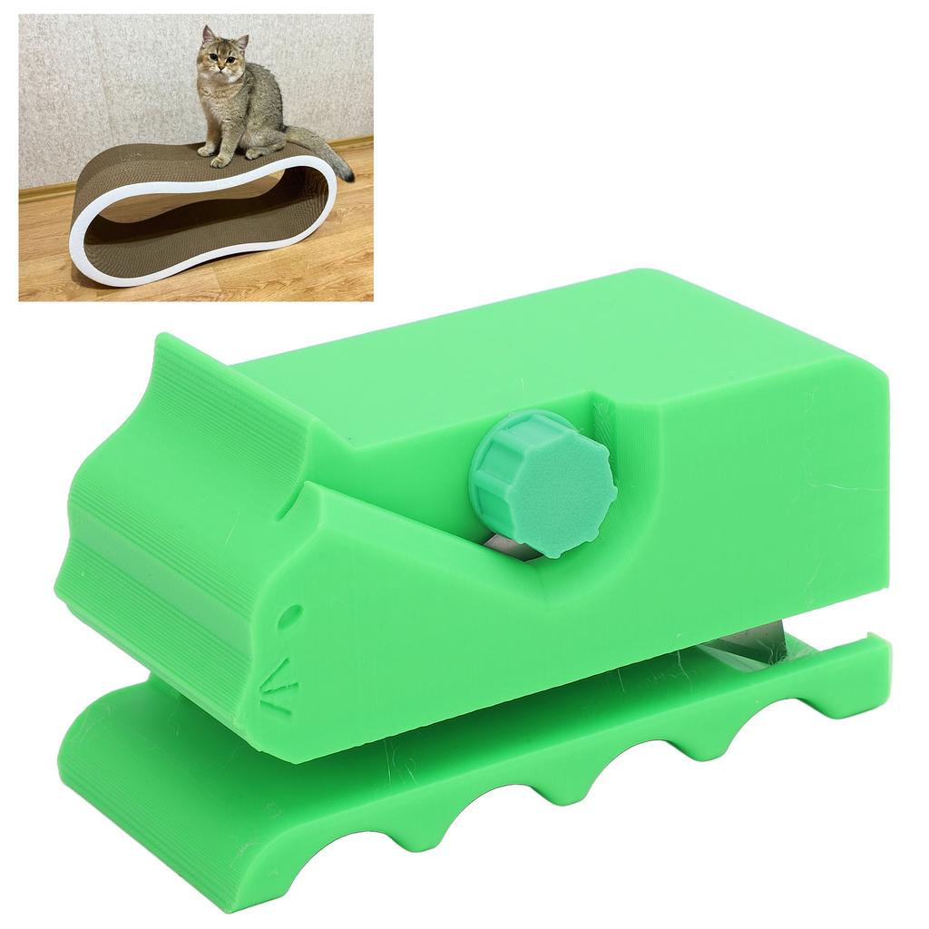 Cardboard Cutter for Cat Scratchers 3D Printed   Cardboard Stripper Cat Scratching Board Cutting Tool