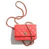 Sheepskin One Shoulder Crossbody Clutch Women's Red AP1762-Y60767-NL295