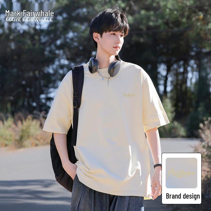 Mark Fairwhale Men s Trendy Pure Cotton Breathable T-Shirt XL