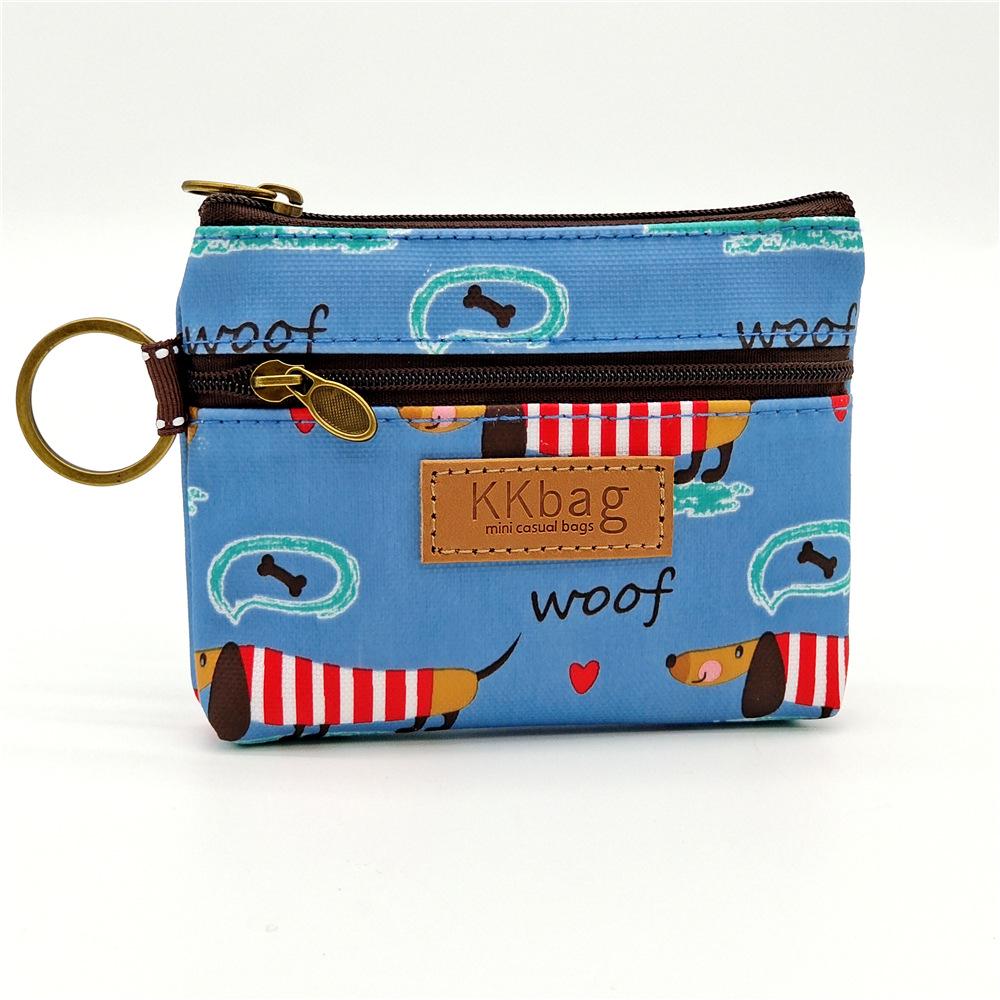 2023 Stain-Resistant Waterproof Cartoon Coin Purse & Lipstick Storage Bag with Card Holder