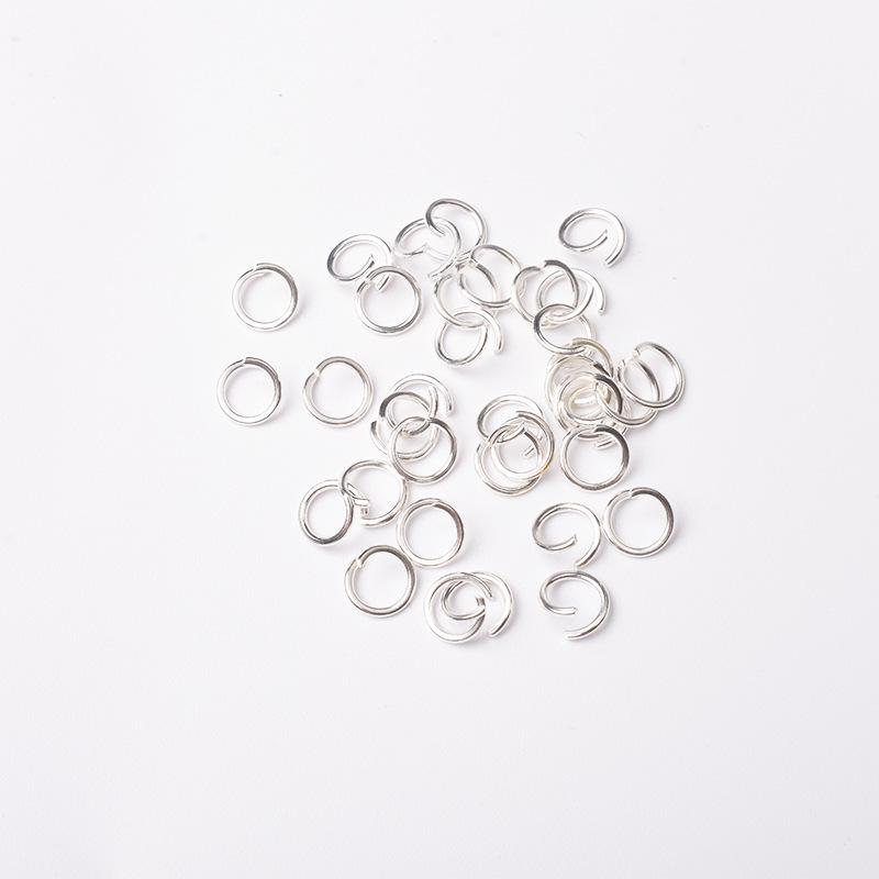 

Open Jump Rings for DIY Jewelry Accessories - Perfect for Making Bracelets, Necklaces, and Finishing Touches - Popular Style Outer Diameter 0.5*Inner Diameter 4mm