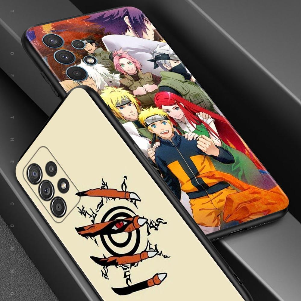 Coque de téléphone dessin animé Naruto Fox Level, étui pour Samsung Galaxy A12 A 12 A52 A51 A71 A72 A11 A13 A02s A02 A32 A31 A21s A52s