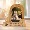 Hund Katzen Gedenk-Bilderrahmen Vintage Holz Tischplatten-Foto-Rahmen Beileidsgeschenke für den Verlust eines geliebten Haustiers