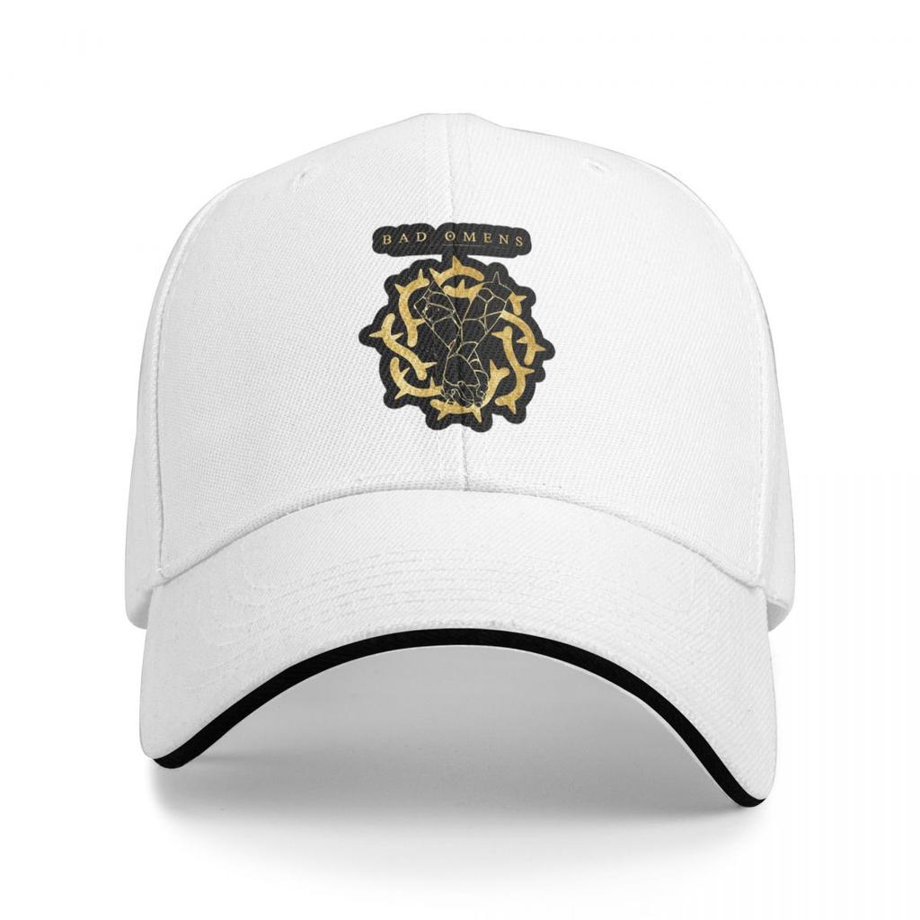 Bad Omens Red Logo Baseball Caps Snapback Baseball Hats Breathable Casual Casquette Outdoor Unisex