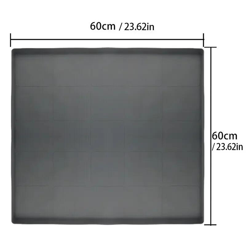Solid Washing Machine Dust Cover Waterproof Silicone Washing Machine Protective Dryer Pad Protector Silicone Mat New