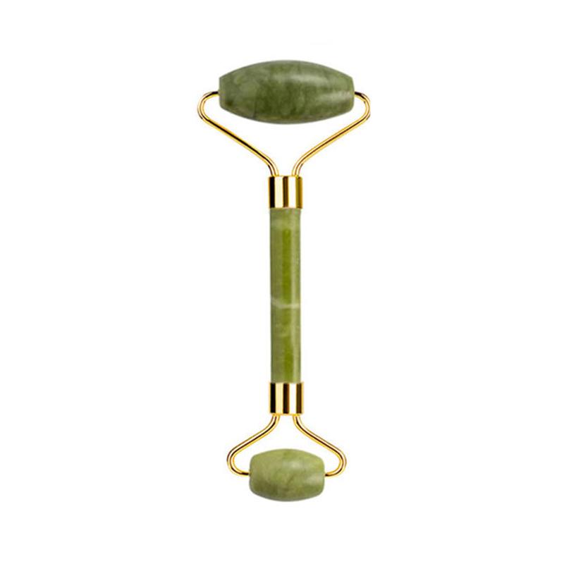 Xiuyu Roller Gua Sha Gouache Scraper Roller Massager Facial Anti Aging Natural Jade Stone Face Lifting Facial Skin Care Tools