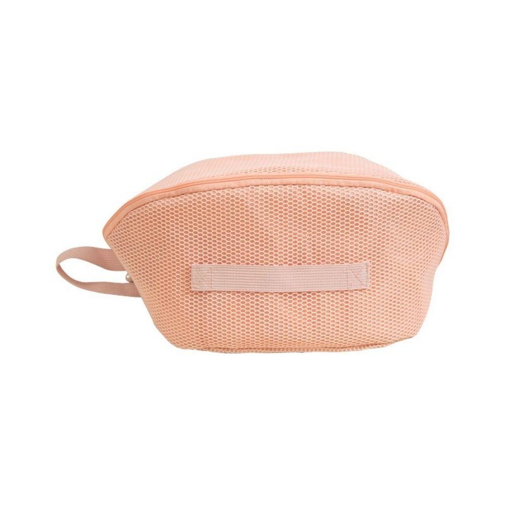 Hand-held Cosmetic Bag Large Capacity Toiletry Organizer Bag Mesh Makeup Bag Wash Bag