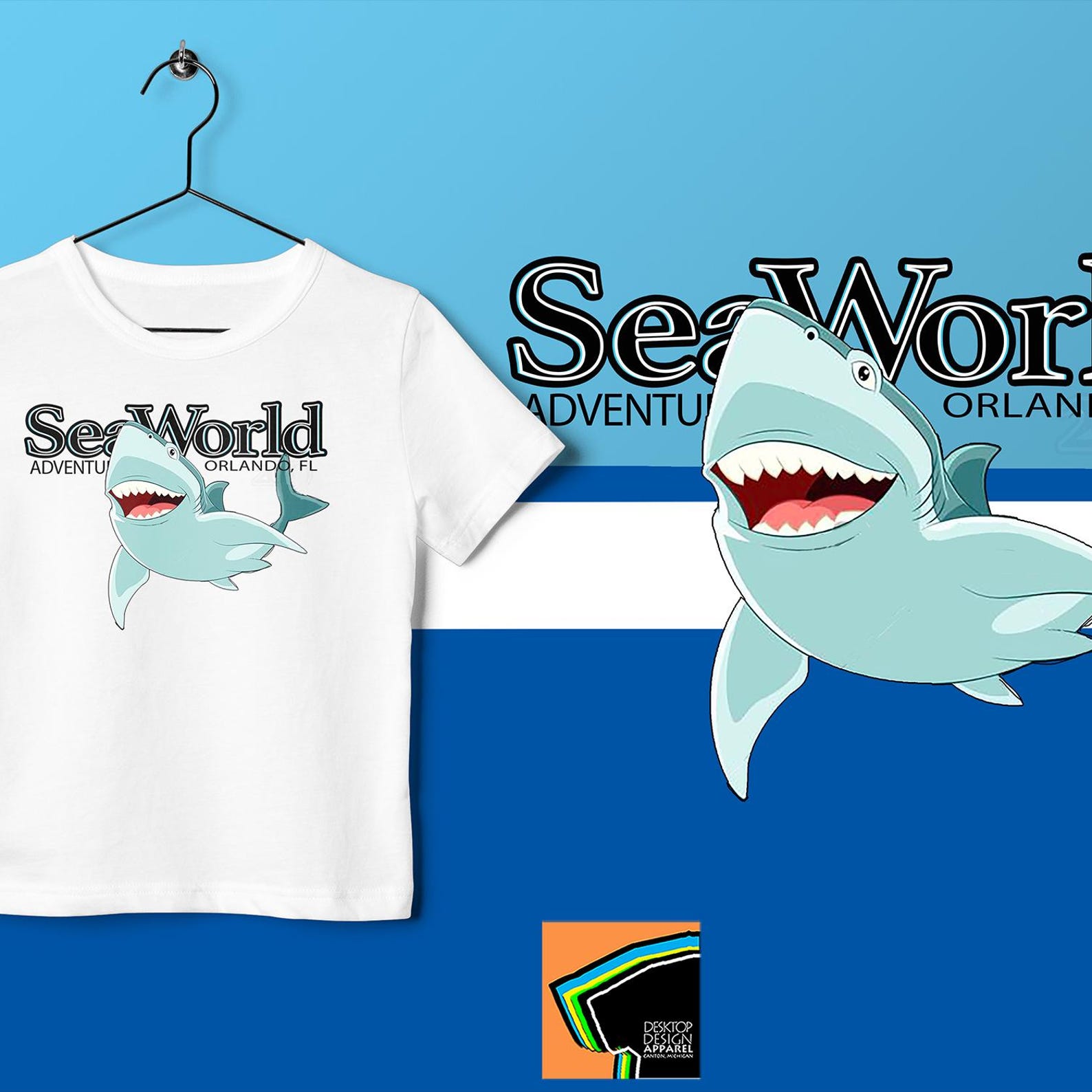 Kids Shark shirt, SeaWorld Kids TShirt, Shark Tees, Eco-Friendly Beachwear, Kids Shark Tees, Sea Creature Tee, Gift for Little Ocean Lovers XL