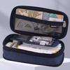 School pencil case for girls, Large capacity, dirt-resistant, for teenagers, for students.