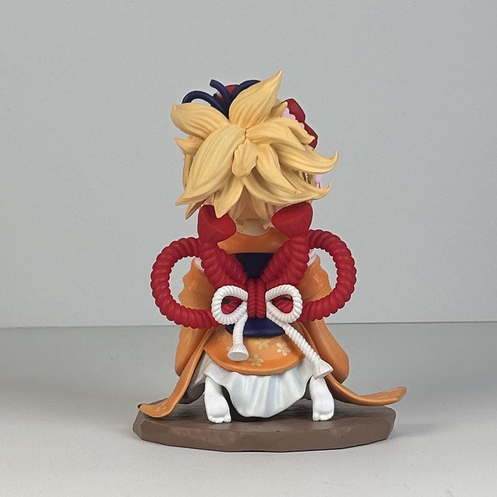 14cm Genshin Impact Yoimiya Q Ver. PVC Action Figure Anime Figure Cute Smiling Face Statue Collection Kids Doll Gift