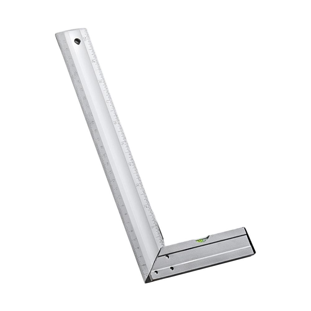 

Прямоугольная линейка из нержавеющей стали с метрической и дюймовой шкалами для точных измерений и использования в строительстве