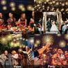 LED Solar Hanging Firework Lights - Outdoor Garden, Lawn, Wedding, Courtyard, Upside-Down Dandelion Decor.