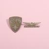Cute Cartoon Eagle Shield Brooch Colorful Decorative Pin For Fashion Trendy