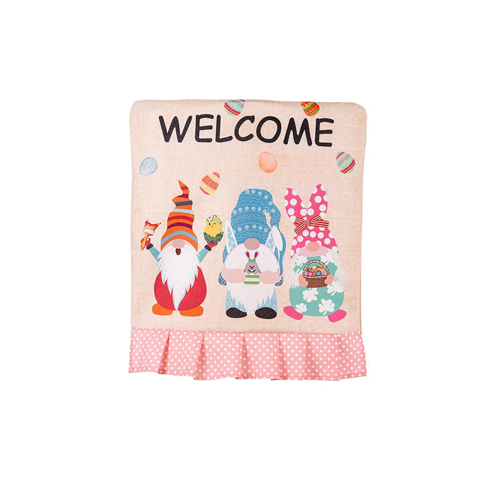 

Пасхальные украшения Чехол на стул с пасхальным принтом Чехол на стул кролика One Size