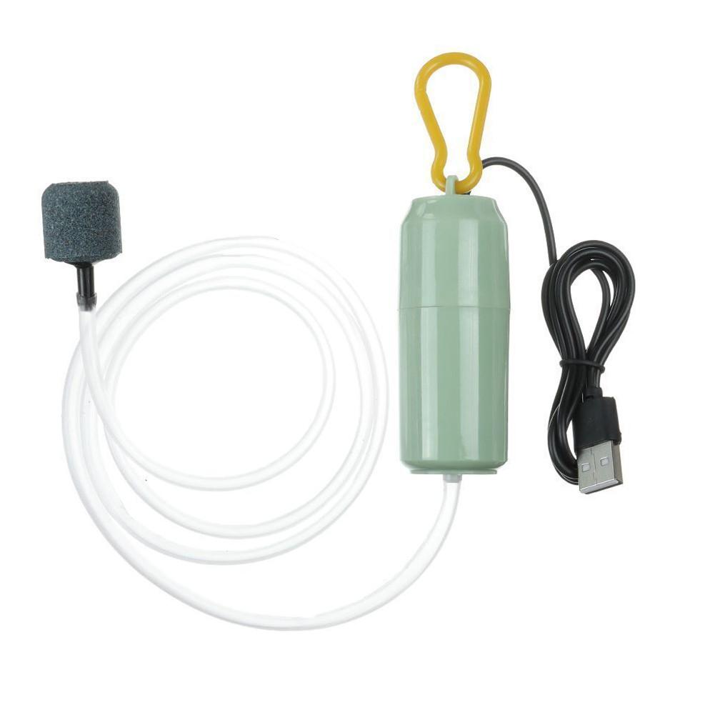 Aquarium Air Pump 100cm 7.5x3cm Aerator Air Compressor
