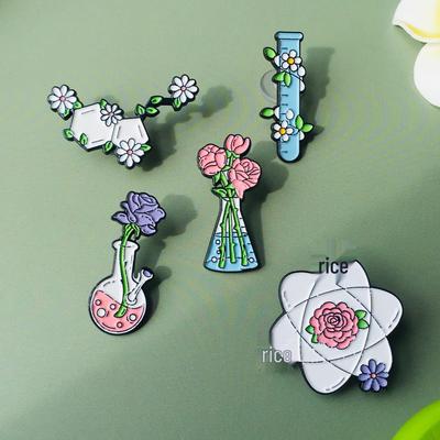 Europäische & Amerikanische Schmuck Element Molekül Brosche: Kreatives Legierungs-Anstecknadel-Design