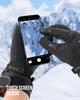 RIDEIRON Motorcycle Gloves, Winter, Waterproof, Smartphone Compatible, Cold Weather, Windproof, Protective, Fleece-Lined, Non-Slip, Unisex