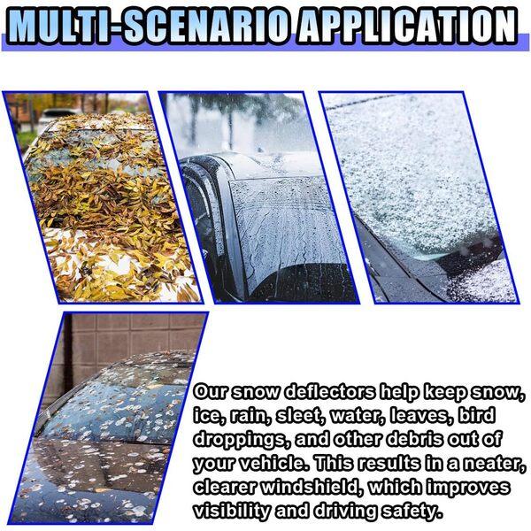 Car Windshield Ice Snow Cover with Magnetic Edges, Heavy Duty Oxford Fabric Windscreen Pro