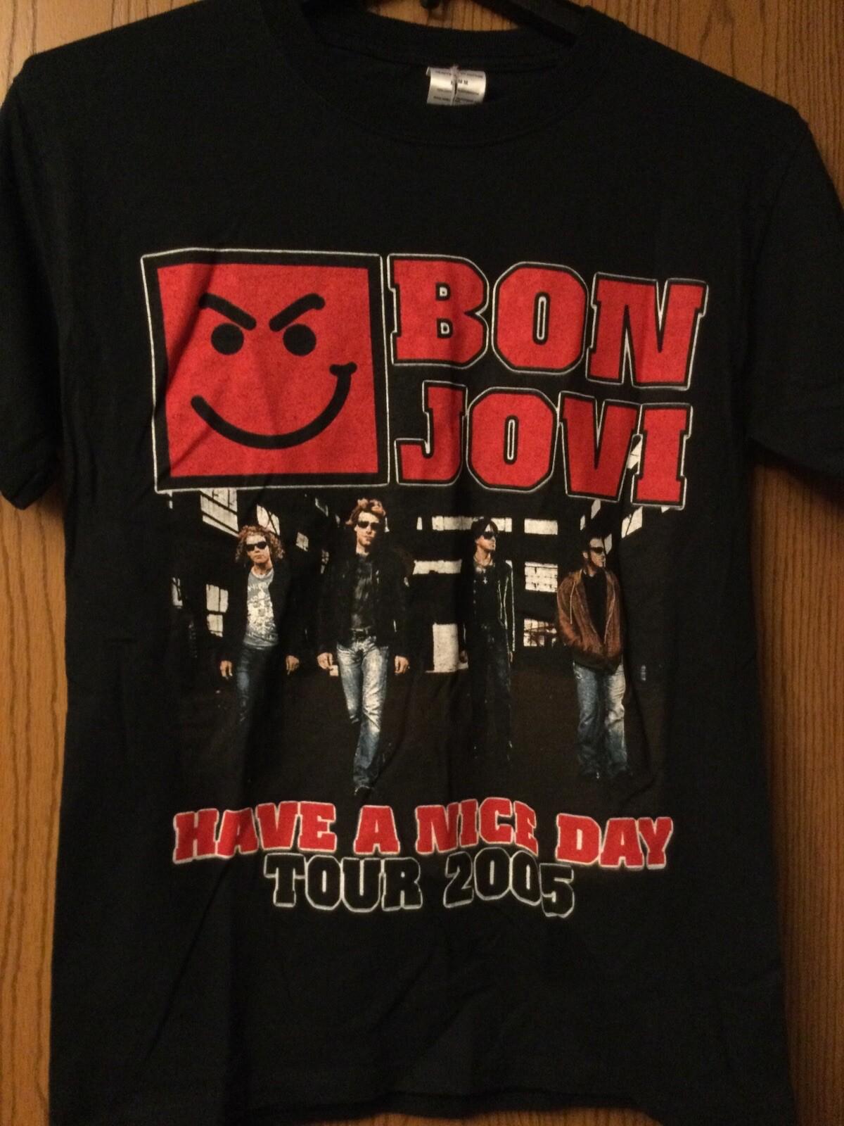 Bon Jovi - “Have A Nice Day” Tour 2005 - Black Shirt - M - Jerzees L
