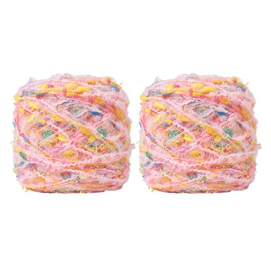 1/2Pcs 100G Hand Blended Yarn Ball DIY Handmade Knitting Crafts Bags Gloves Tassels