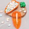 1PC Gift Box DIY Storage Party Easter Ornament Carrot Candy Box Creative Plastics Decorative Party Supplies