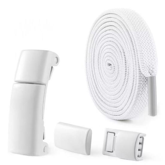2 st magnetiska skosnören metallspänne med 2 elastiska skosnören för lata barn vuxna sneakers sportskor snörningsfria snören snabbfästespänne skotillbehör