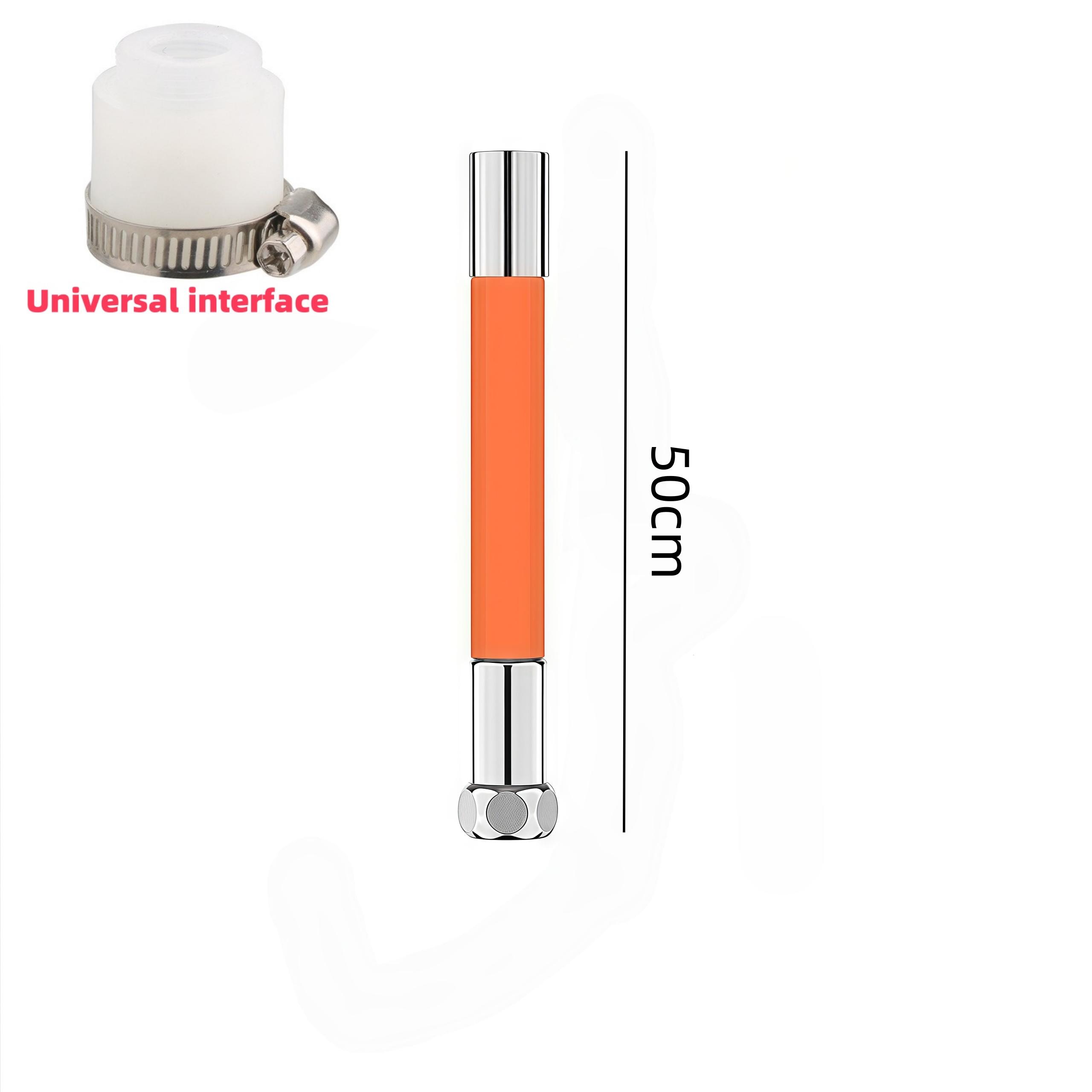 

Kitchen Faucet Extension Extender Universal 360° Rotating Silicone Flexible Hose Water Tap Pipe for Bathroom balcony Wash Basin