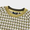 Fila Emerald Checkered Crew Neck Casual Pullover Sweatshirt Women Sweatshirt F11W414201F-ZA