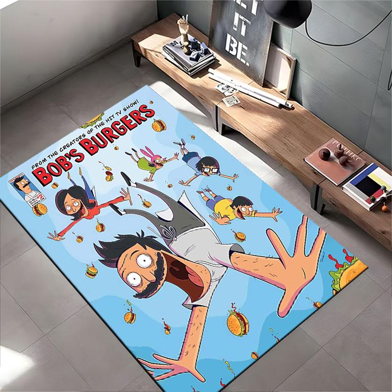 Bob's Burgers Cartoon Carpet Suitable As a Non-slip Mat for the Living Room or Bedroom Sofa