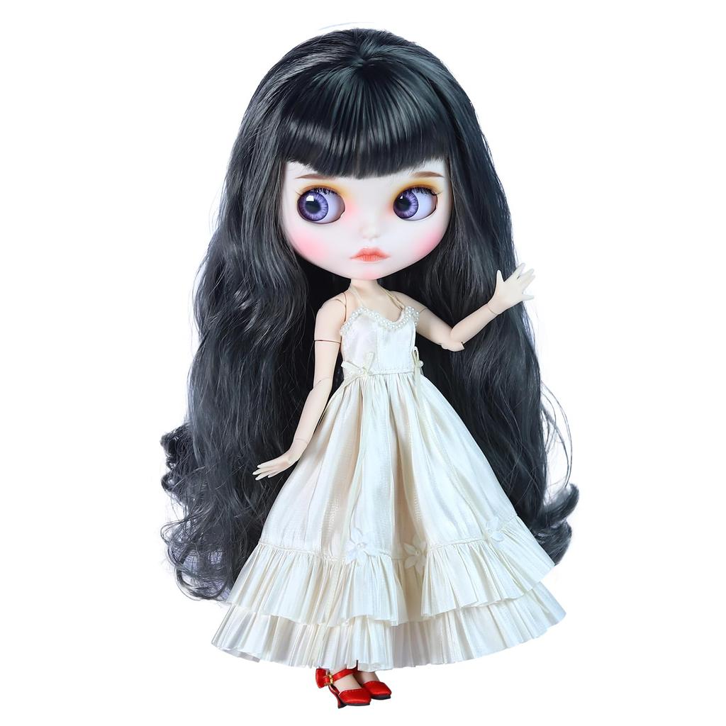 ICY Fortune Days 30cm Doll, Doll's Festival Gift, 4 Different Pupil Colors + Hand-Applied Makeup + 19 Improved Jointed Dolls (50)